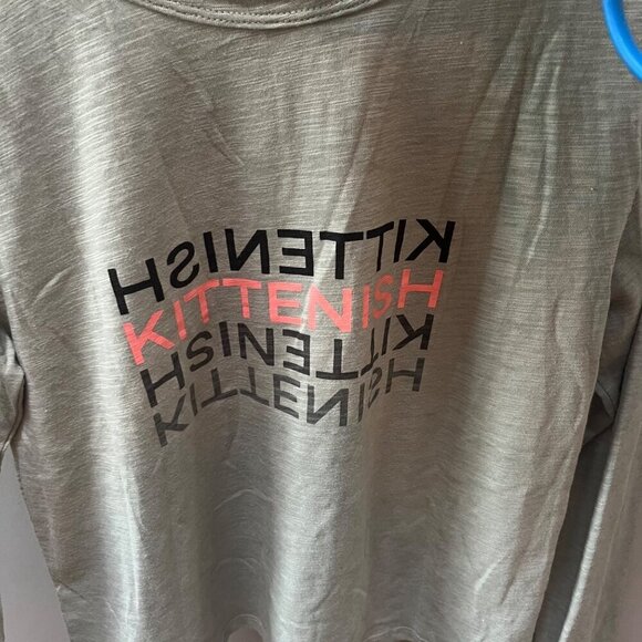 NEW Kittenish Cropped Long Sleeve Logo T-Shirt - Size S - Picture 4 of 6